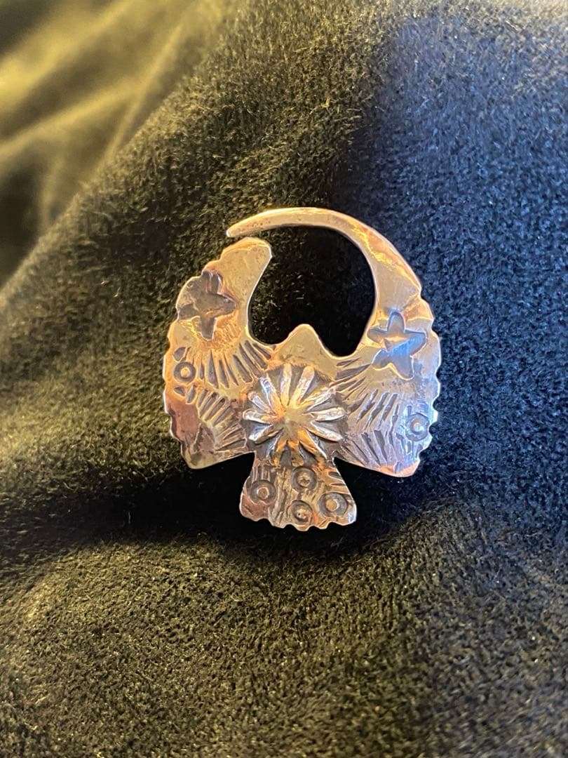 シルバー925鷲デザイン ピアス(片耳用)ビンゴブラザーズタイプ - メルカリ