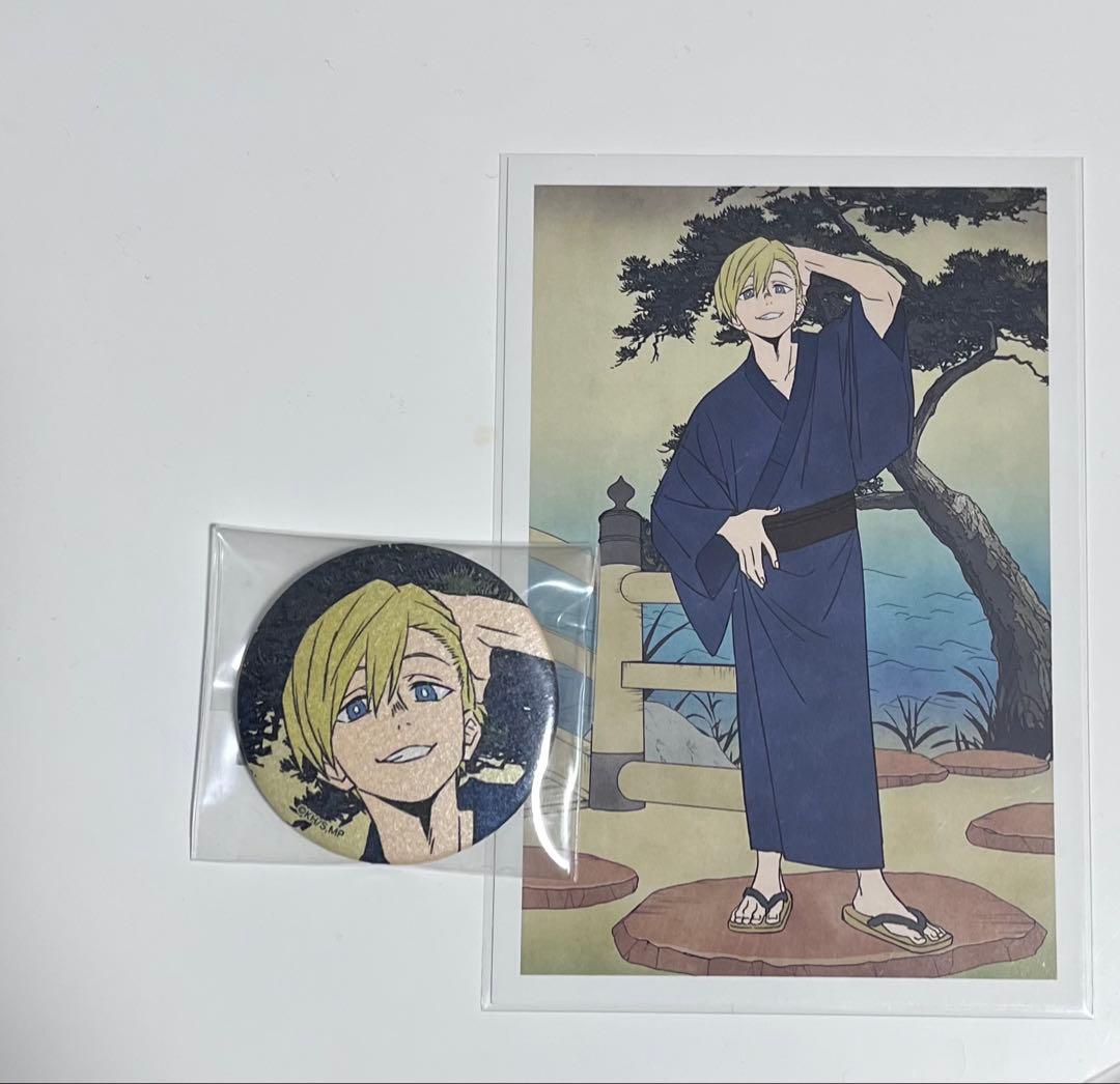 物間寧人 ヒロアカ 缶バッジ 特典ポストカード 浮世絵 - メルカリ