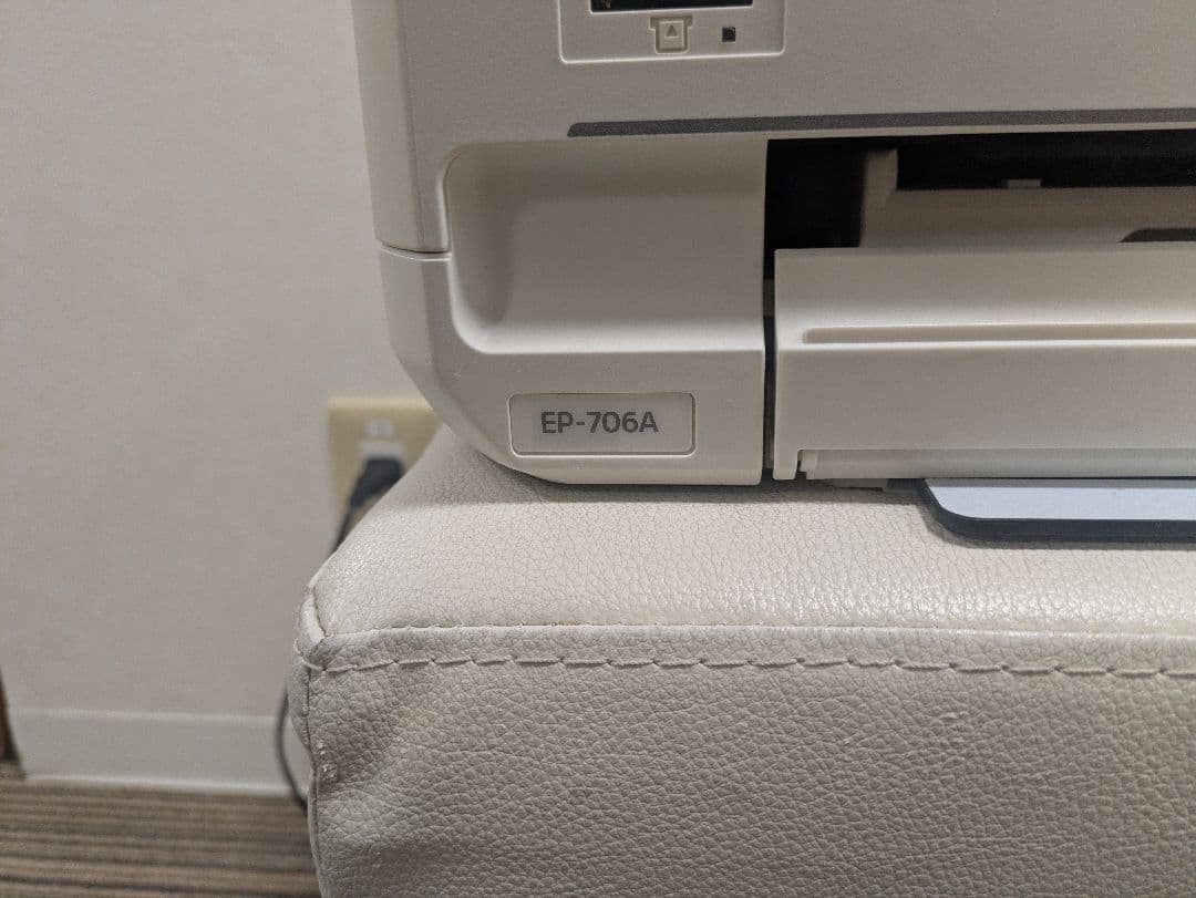 EPSON EP-706A ジャンク品｜純正インク3本付き｜通電OK