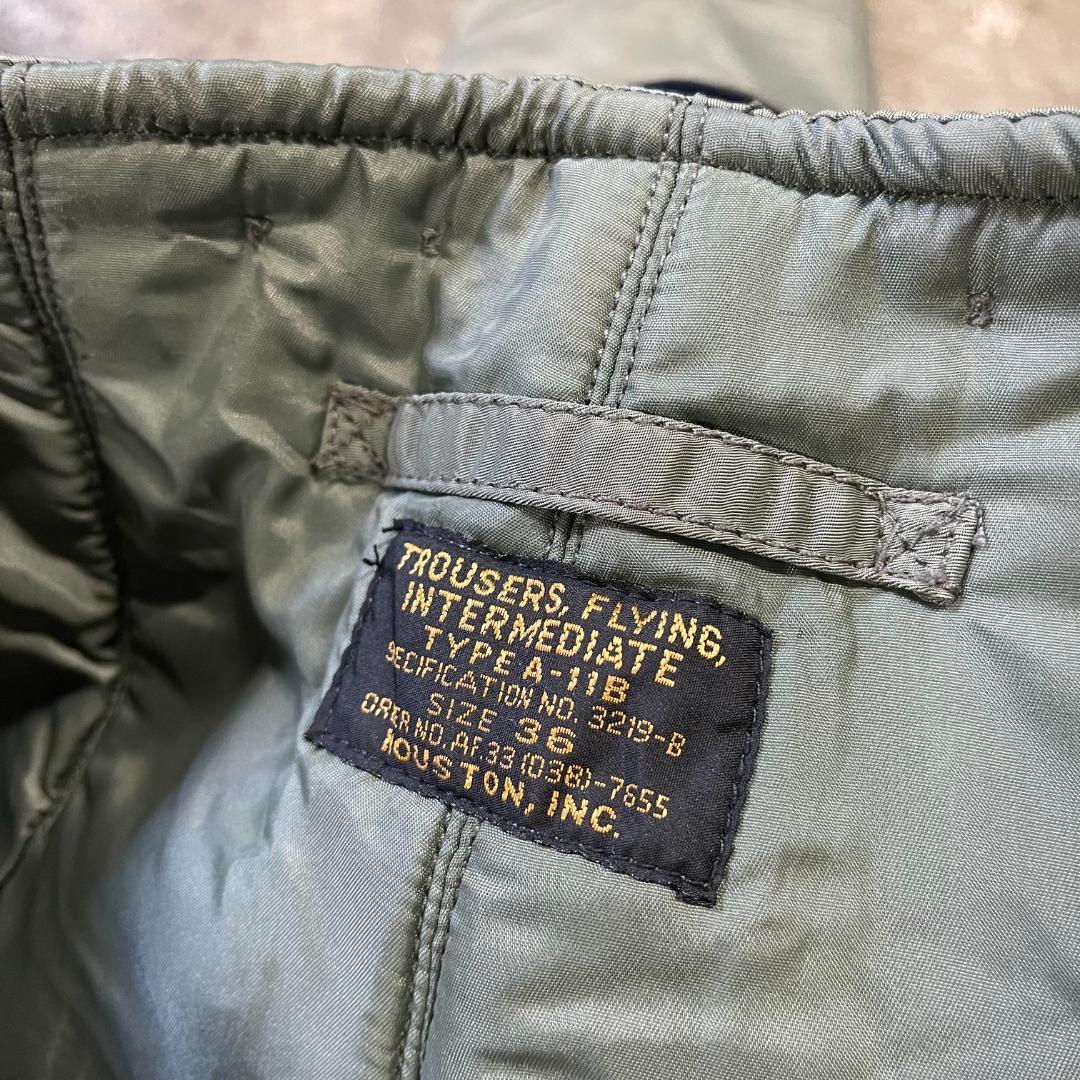 HOUSTON U.S.AIR FORCE 米軍 中綿 フライトパンツ 36