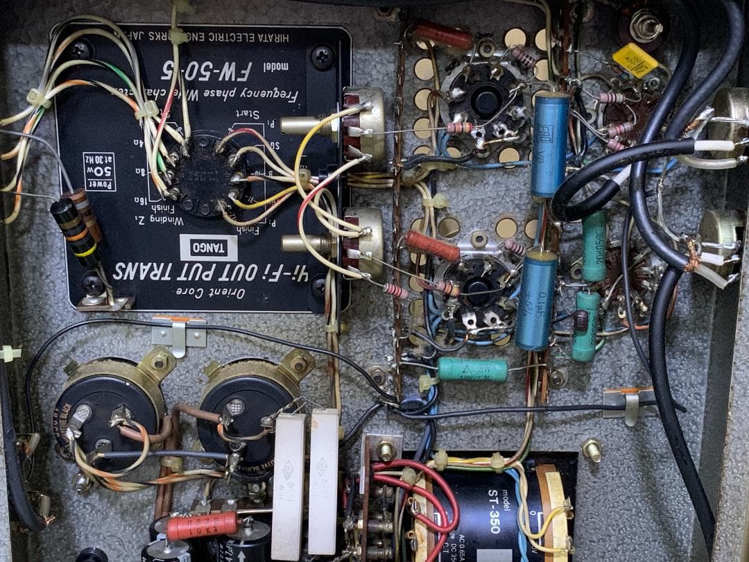 M6338 自作真空管アンプ TANGO ST-350 FW-50-5