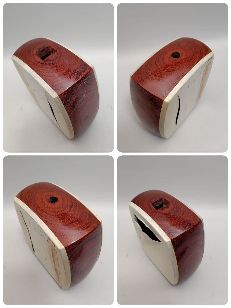 C059 【中古】三味線（子持ち綾杉／金細／二本溝）ケース・付属あり