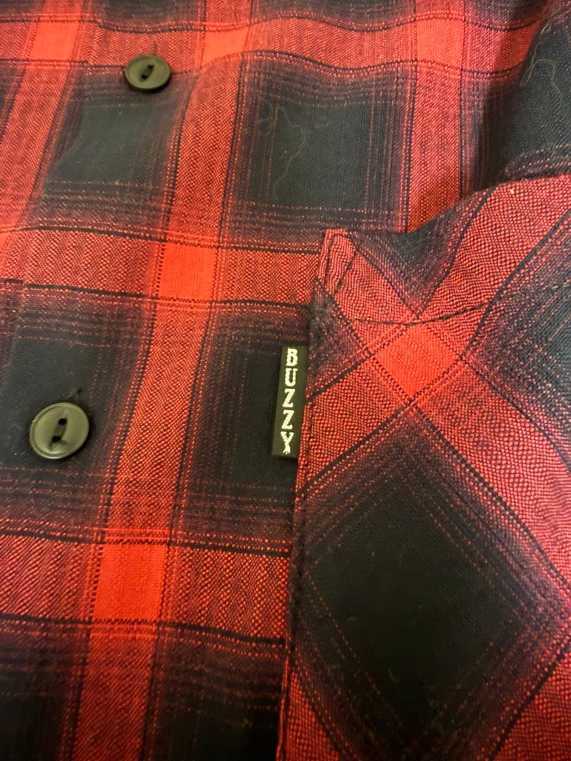 GOOSE BUZZY 25AW OMBRE CHECK SHIRT XL - メルカリ