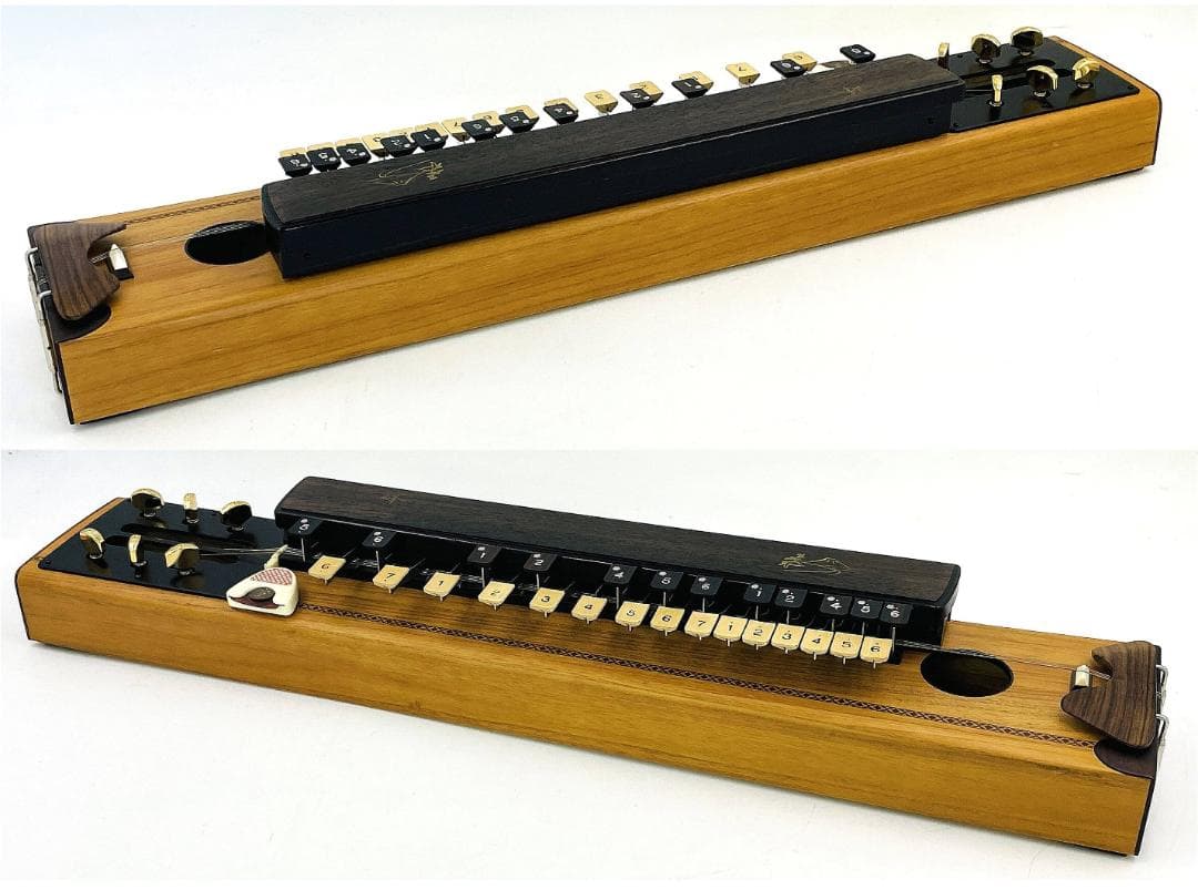 KIMURA 木村 高級 大正琴 峰 桐材 ハードケース付属 現欠損 現状品