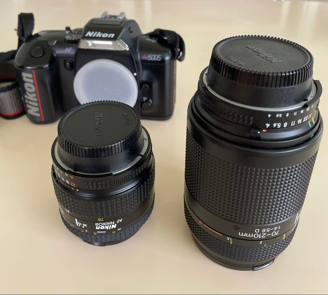Nikon N5005ニコン　カメラ&レンズ　ニッコール70-210　35-70