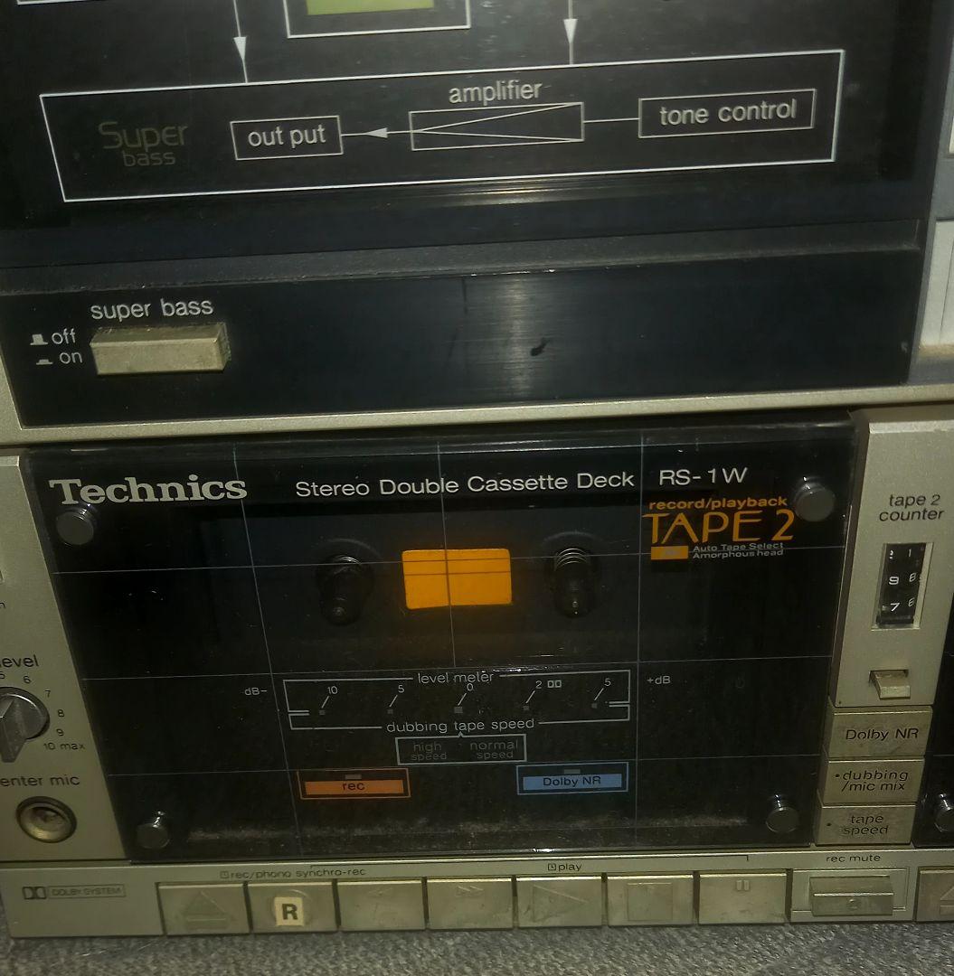 Technics　コンポ　レコードプレーヤー　カセットデッキ　アンプチューナー