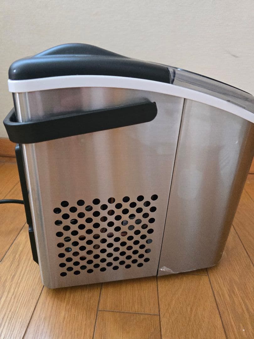 Joy Pebble 製氷機 ステンレス鋼仕上げ 透明窓 氷つくり機 自動製氷機