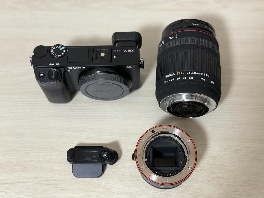 美品：SONY α6300 高速AF 4K・YouTube動画　最高16点セット