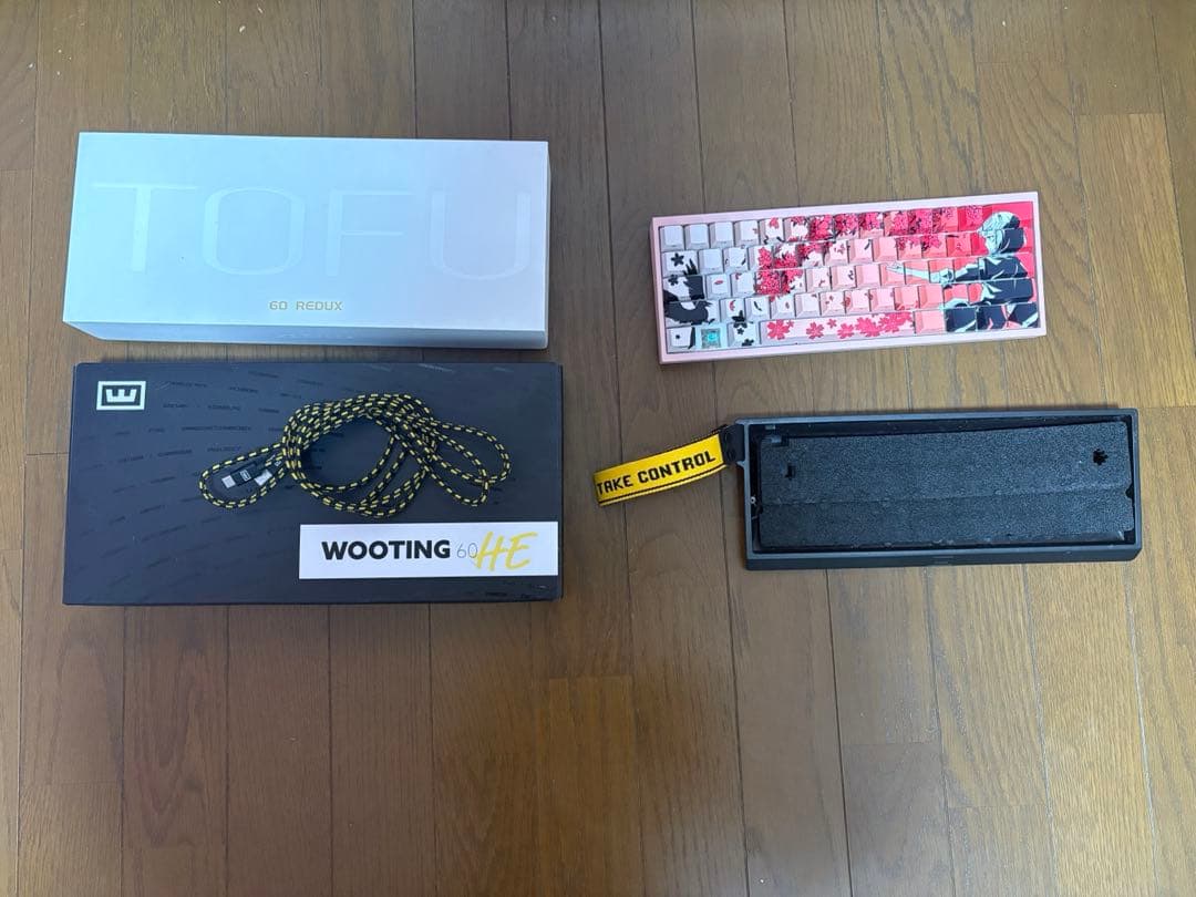 キーボード Wooting 60HE + TOFURedux60Pink