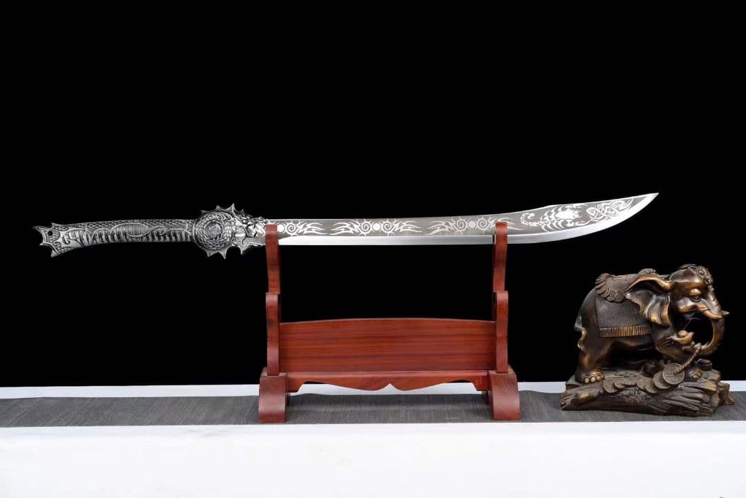 牛尾刀20230324 古兵器 武具 刀装具 日本刀 模造刀 居合刀｜牛尾