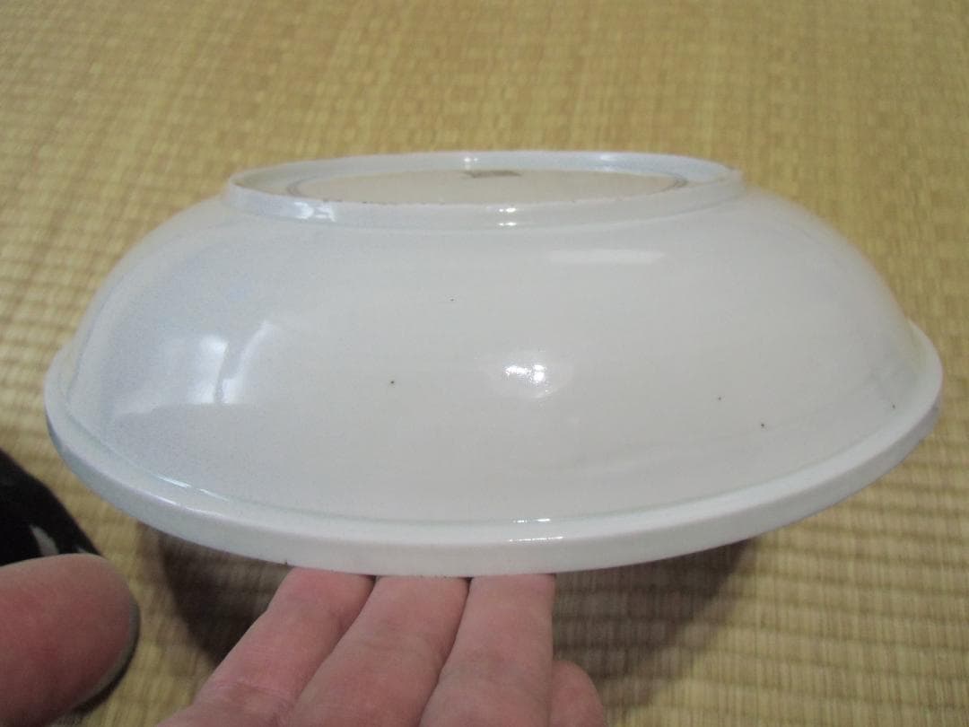 古伊万里 阿呆っぽい鳥 と 龍 大皿