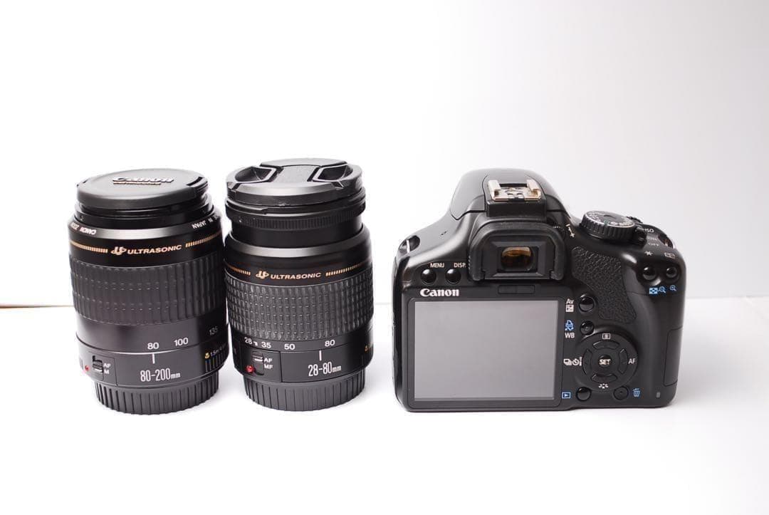 初心者◎ Canon kiss X2 ダブルレンズセット　コスパ 一眼レフ