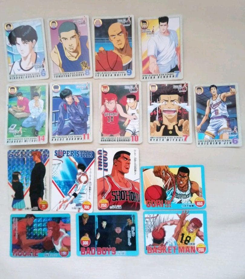 SLAM DUNK スラムダンクカード　バンダイ9枚 アマダ7枚 計16枚 SLAM DUNK スラムダンクカード バンダイ9枚 アマダ7枚 計16枚