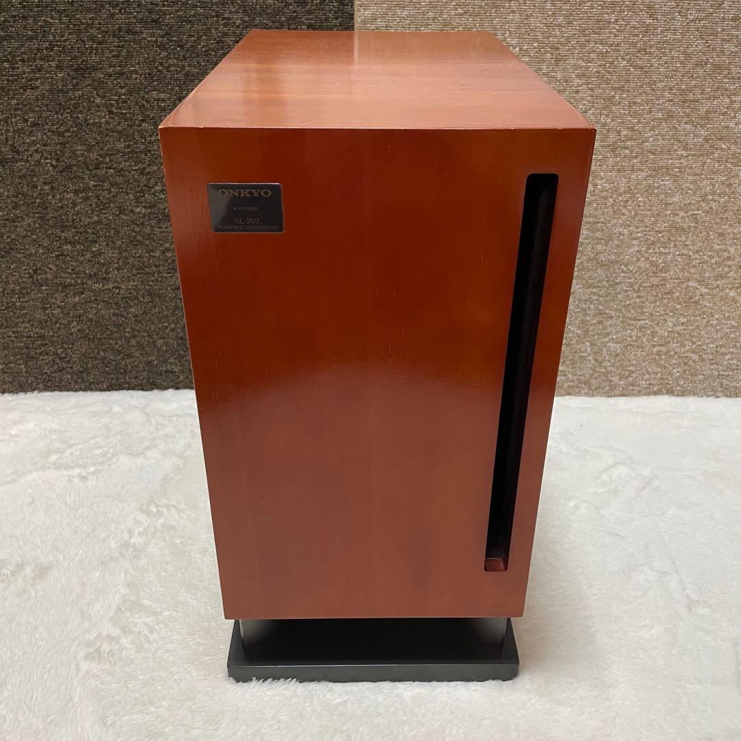 通電確認のみ】 ONKYO SL-207 アンプ 内蔵 サブ ウーファー - メルカリ