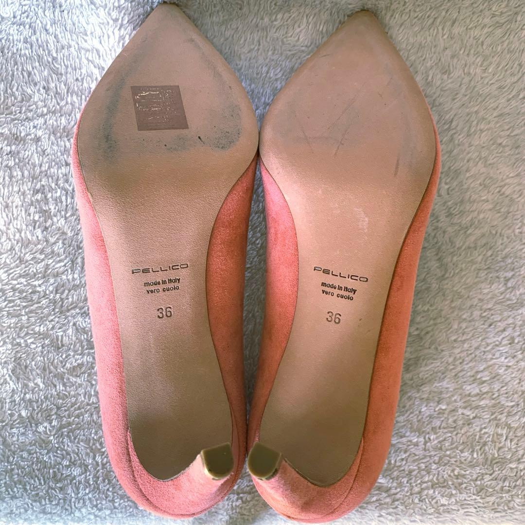 極美品】ペリーコ パンプス CORA スエード ポインテッドトゥ サイズ36