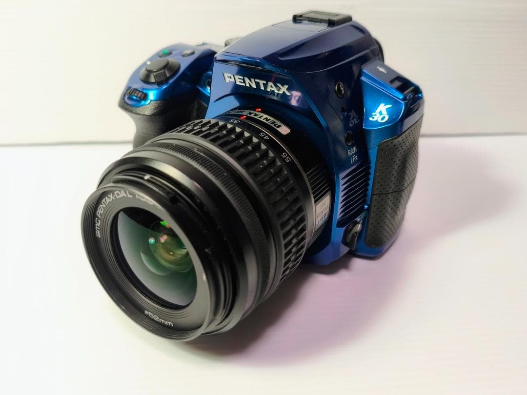 【黒死病対策】【内臓電池交換】ペンタックス　PENTAX K-30 青 BOX