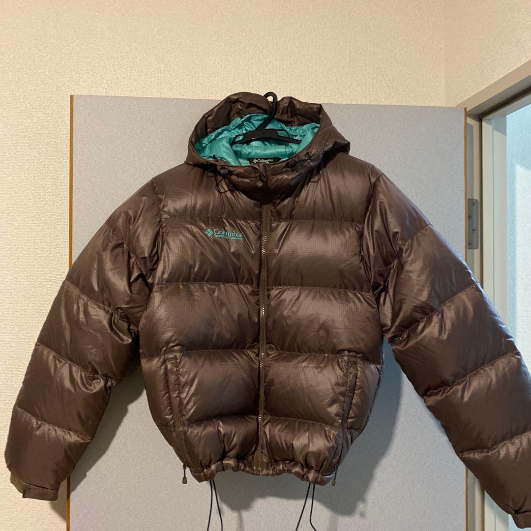 美品！コロンビア700FPジブラルタルシュートジャケットS茶ドローコード