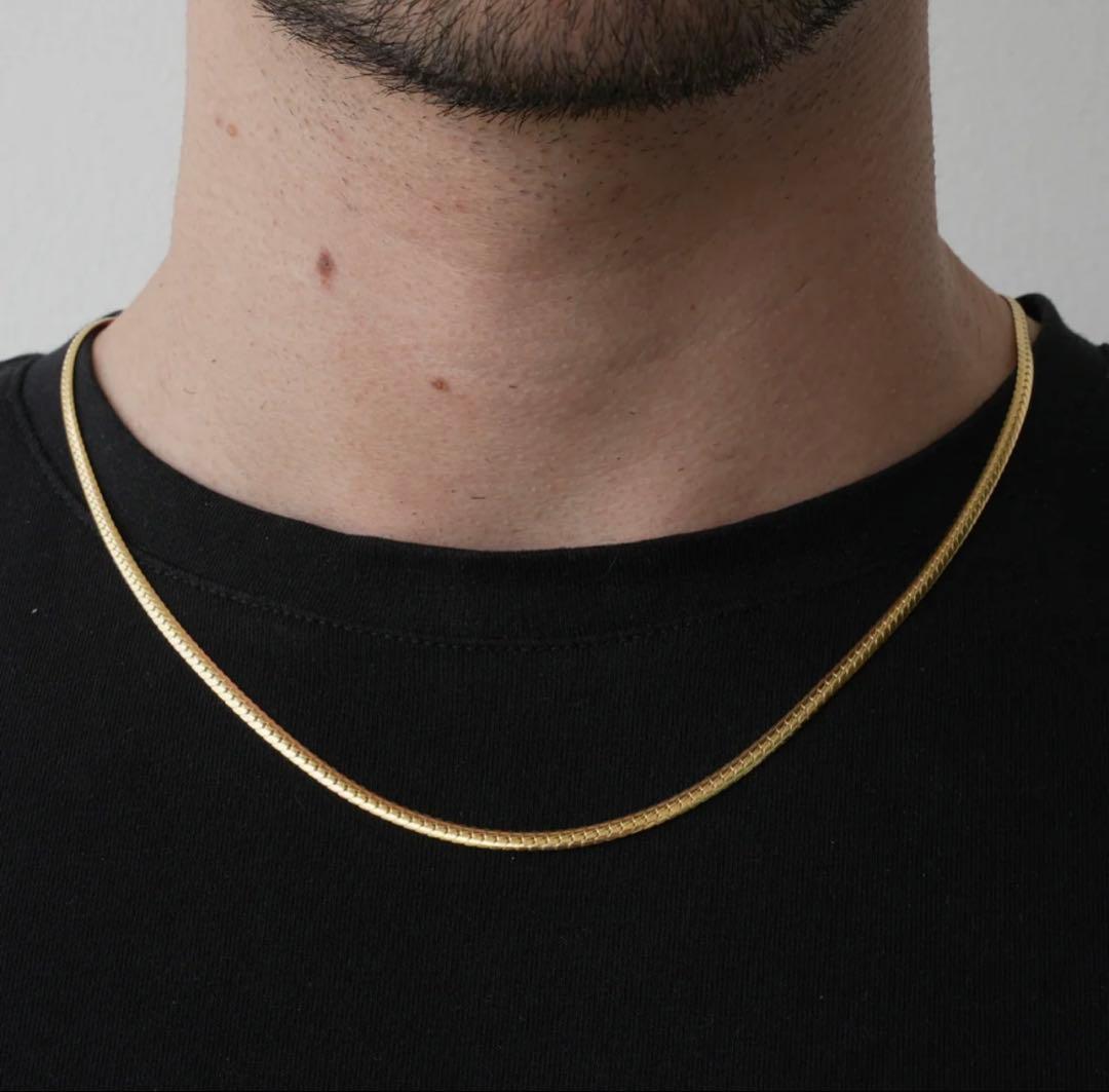 美品 DIFFERENT プレミアム ゴールド ネックレス 53cm ジョージ 2026年最新】DiFFERENT ジョージネックレスの人気アイテム - メルカリ