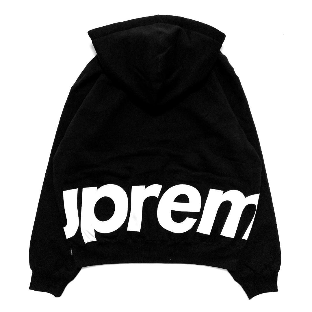 SupremeシュプリームビッグロゴジップアップパーカーXL se1400r - メルカリ