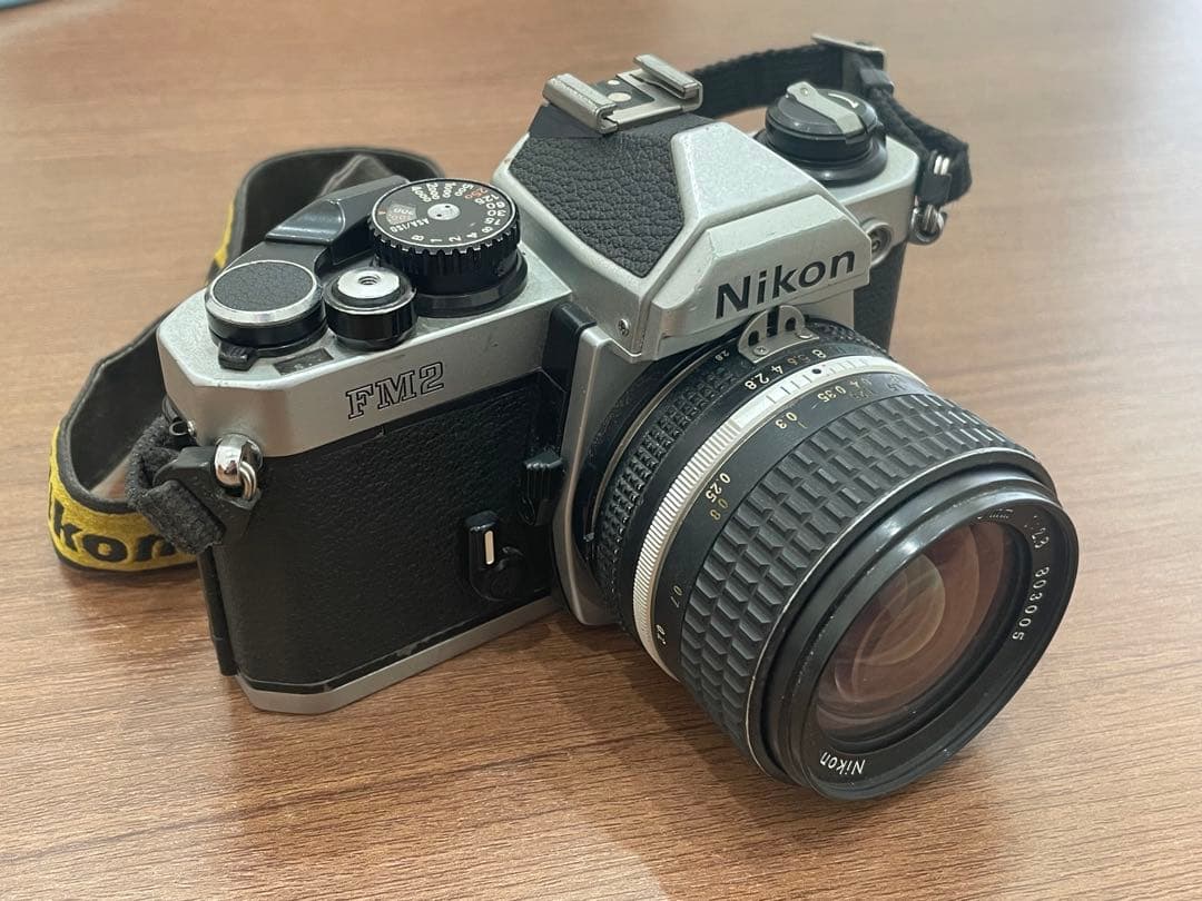 ⭐︎Nikon FM2 + Nikkor 28mm f2.8(ジャンク品) ⭐︎Nikon FM2 + Nikkor 28mm f2.8(ジャンク品) ⭐︎Nikon FM2 +