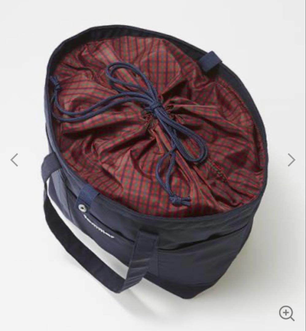 familiar マザーズバッグ ネイビー×赤チェック - メルカリ