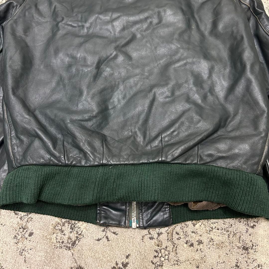 希少 ドイツ軍 レザー フライトジャケット German BLW 国境備隊 - メルカリ