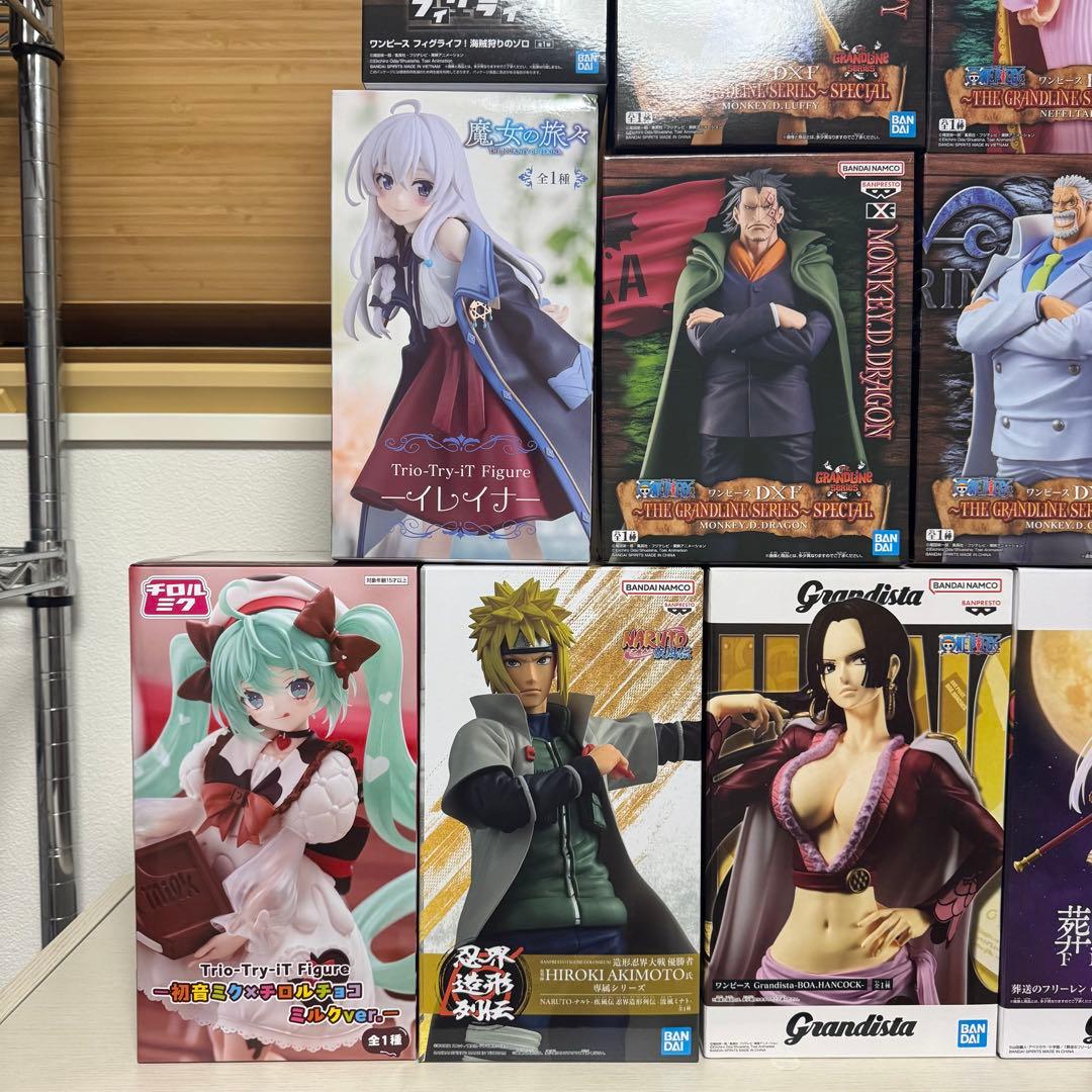 プライズフィギュア12体まとめ売り 人気作品 ワンピ/ナルト/フリーレン