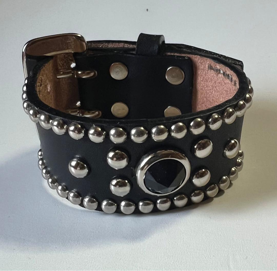 ウルフズヘッド・ケルト＆コブラWネームタイプ スタッズブレスレット