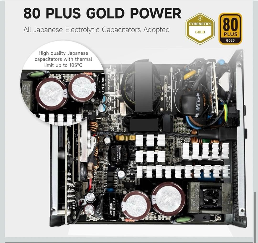 【新品】PCCOOLER CPS PSU YS1000 電源、1000W