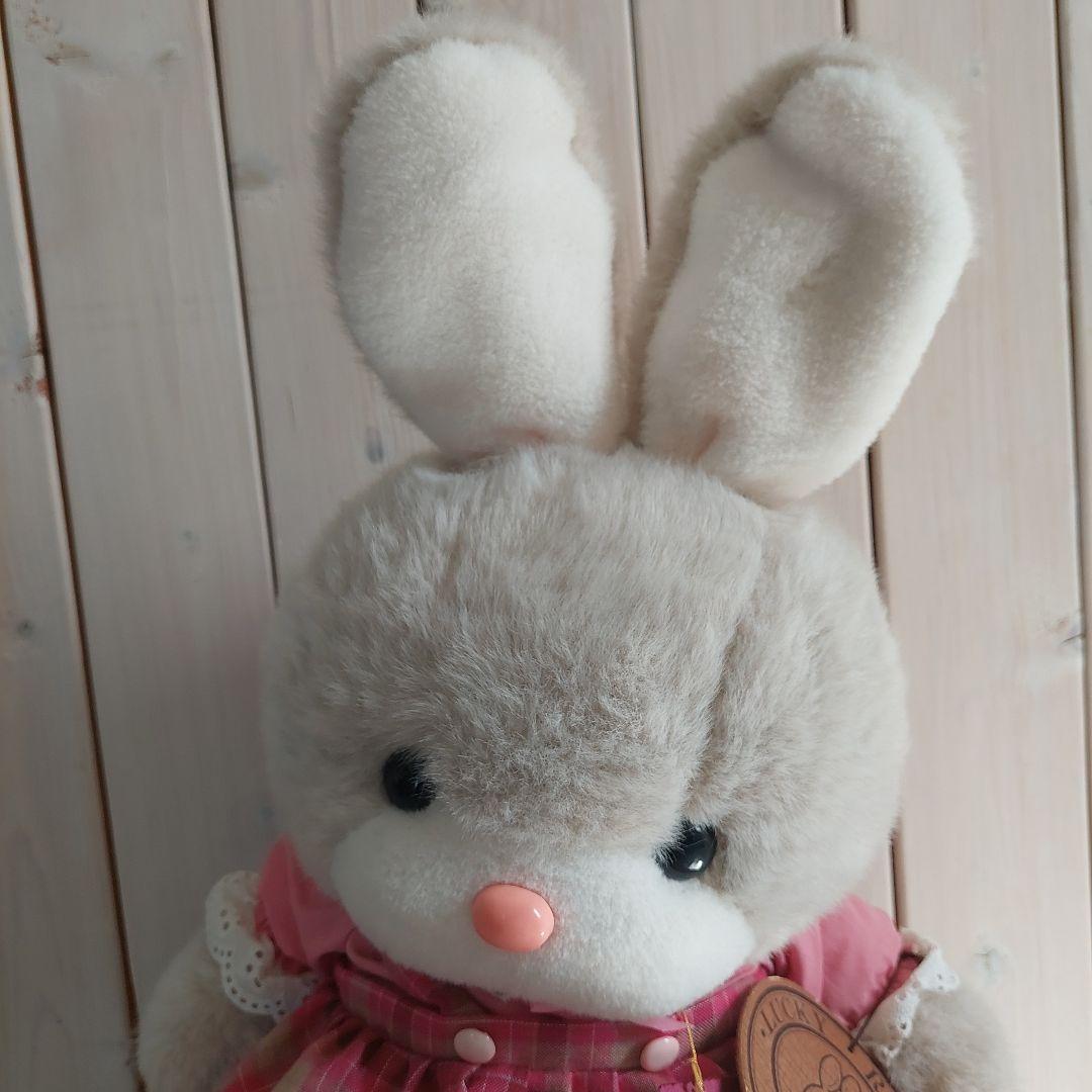 吉徳 ぬいぐるみ うさぎ タグ付き キャンディ よしとく 昭和 レトロ