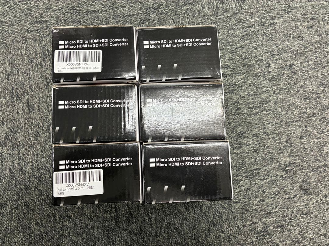 【新品未使用】Micro SDI to HDMI コンバーター 6個セット