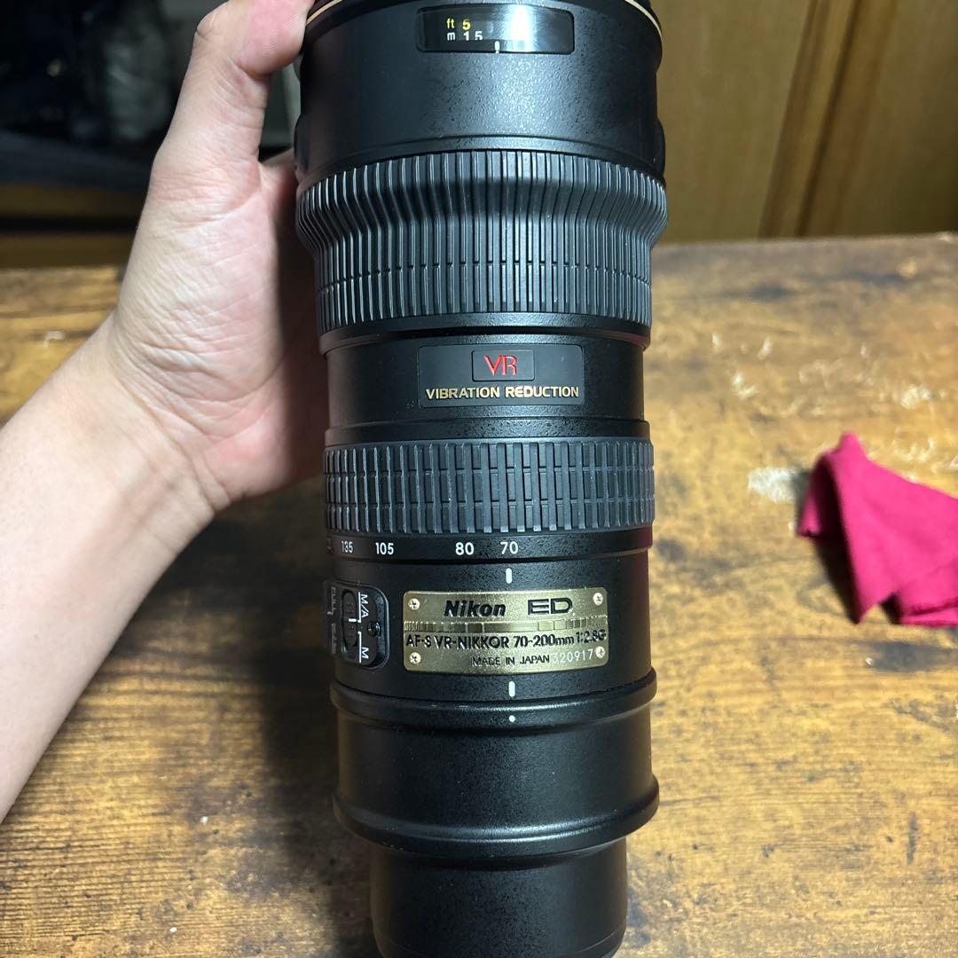 nikon af-s 70-200mm f2.8 g vr if 最安値！