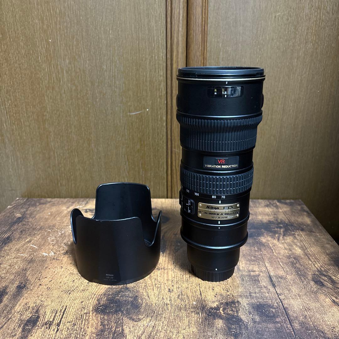 nikon af-s 70-200mm f2.8 g vr if 最安値！
