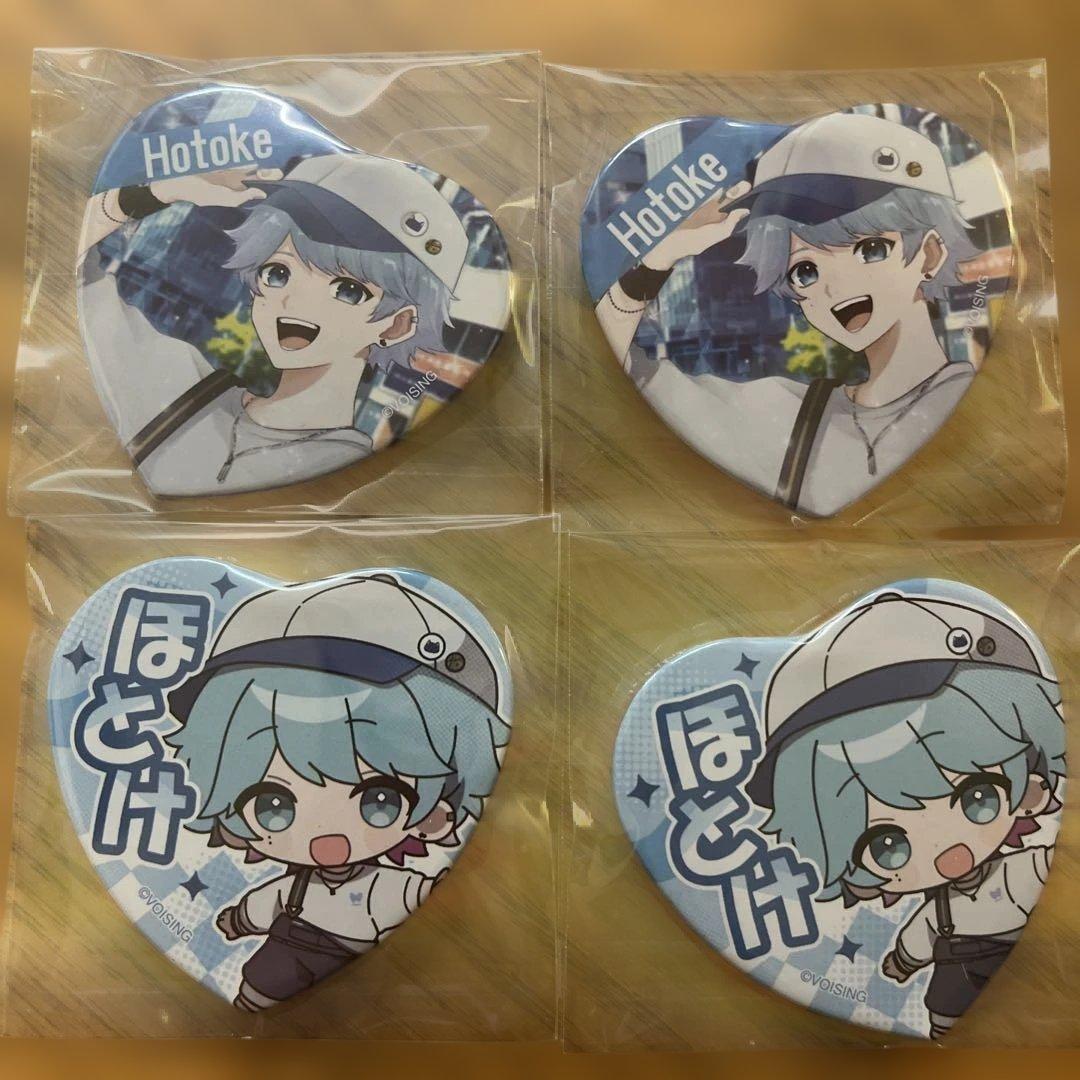 いれいす Hotoke ハート型缶バッジ - メルカリ