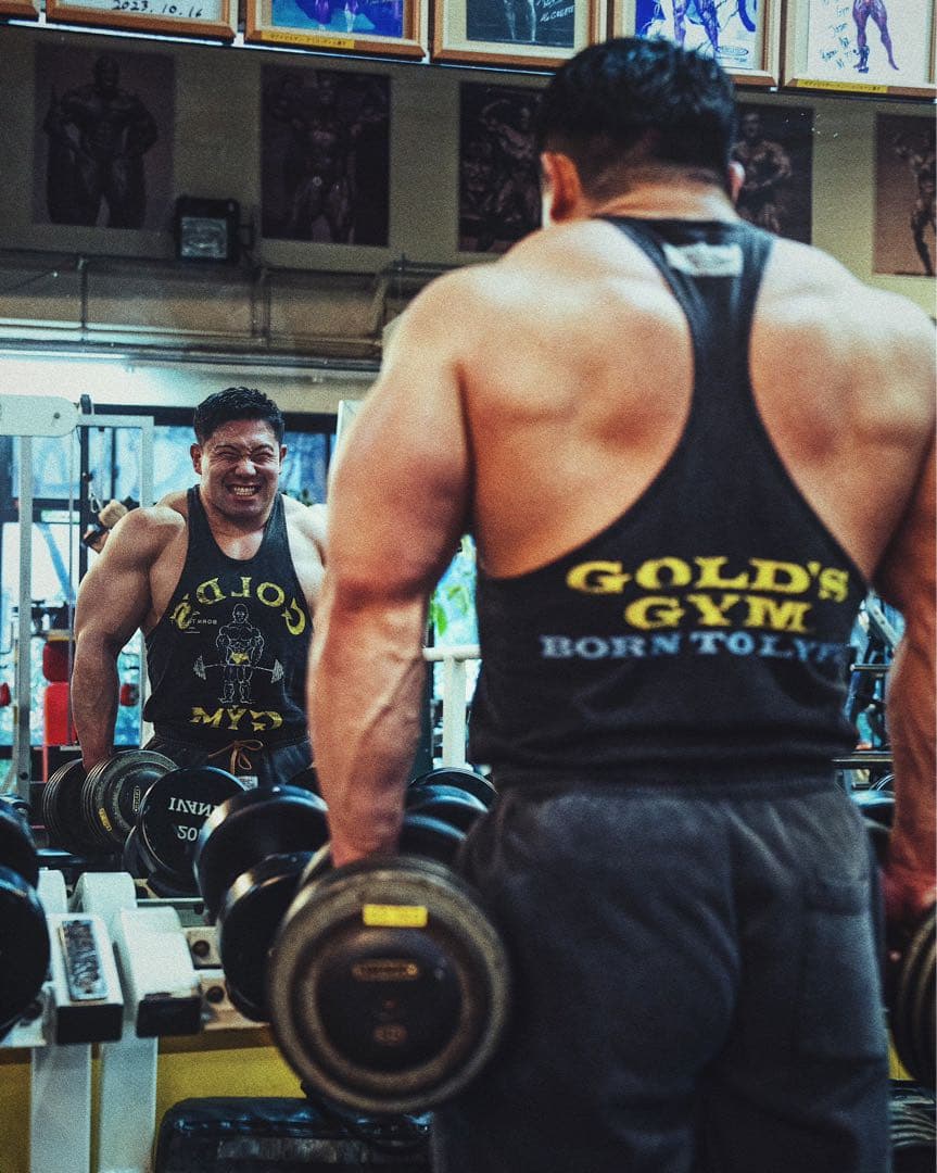 LYFT GOLD'S GYM コラボ タンクトップ黒 Mサイズ - メルカリ