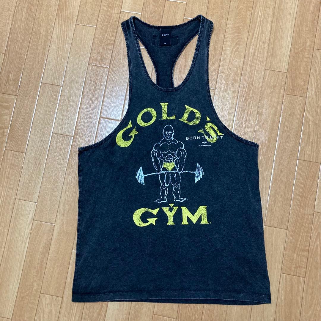 LYFT GOLD'S GYM コラボ タンクトップ黒 Mサイズ - メルカリ