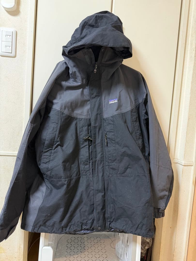 02s Patagonia ストームジャケット Lサイズ 紺×灰 - メルカリ
