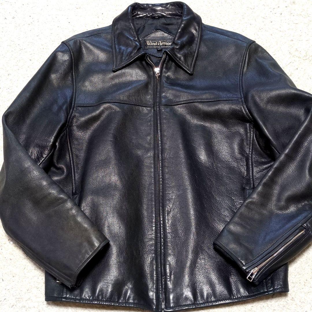Wind Armor レザージャケット　黒　ニチワレザー 楽天市場】Z□ウィンドアーマー/WIND ARMORセミロング レザー