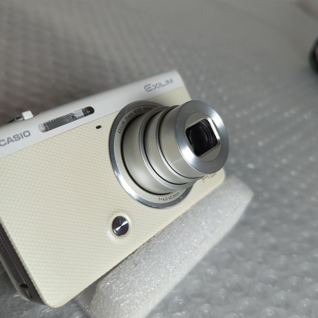 【動作確認済】デジカメ CASIO EXILIM EX-ZR50 ホワイト