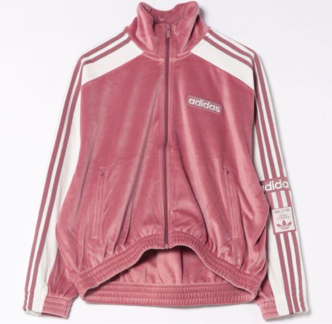 新品S adidas W ADIBREAK VELOUR TT スウェット - メルカリ
