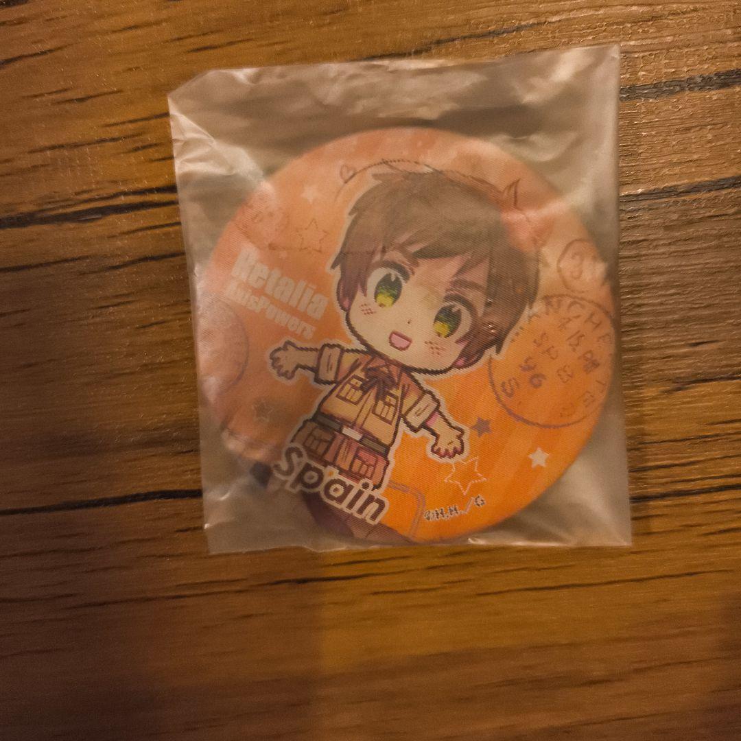 ヘタリア チェンジング缶バッジ スペイン ちびきら - メルカリ