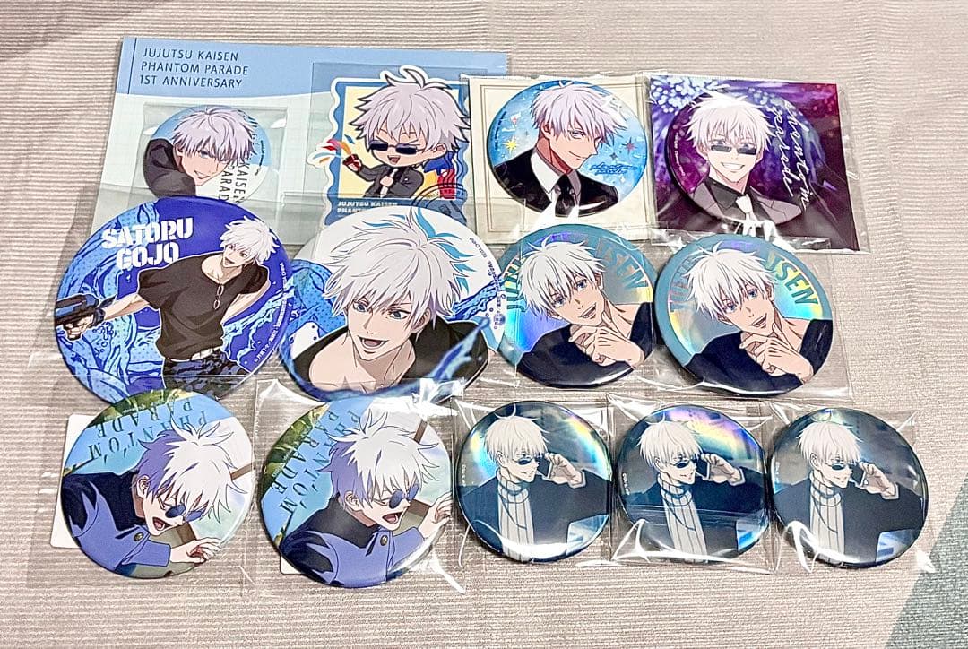 五条悟 缶バッジ まとめ売り 幻影夜行本舗 呪術廻戦展 セガラッキー