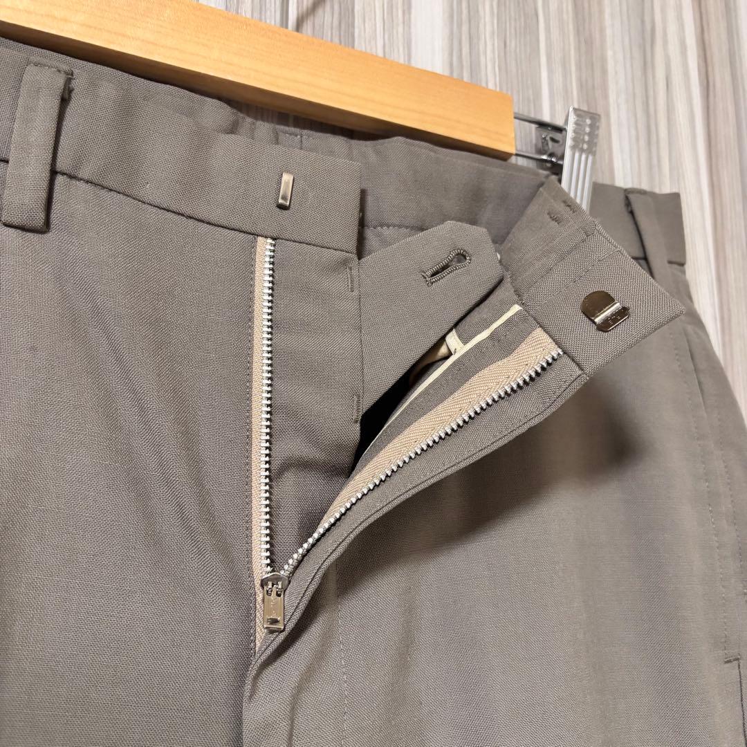 ゴルチェオムオブジェ/Gaultier HOMME/羊革ストレートパンツ難アリ