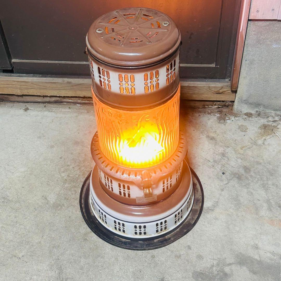 PERFECTION STOVE コンパクト石油ストーブ ブラウン 動作品 パーフェクション PERFECTION 石油ストーブ ブラウン 送料無料 ①