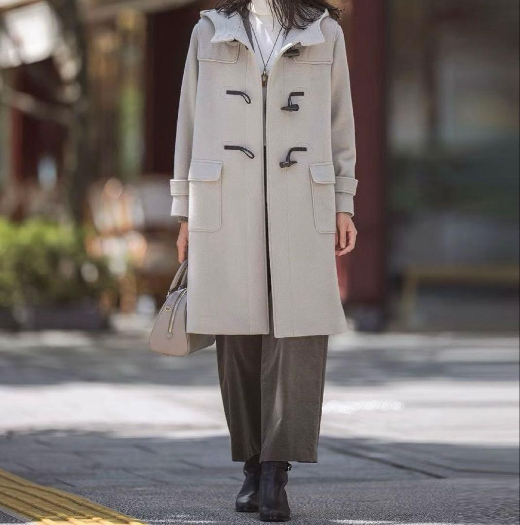 ジェイプレス　Jackal 140s ソフトメルトン ダッフル Jackal 140s ソフトメルトン ダッフルコート / J.PRESS LADIES L