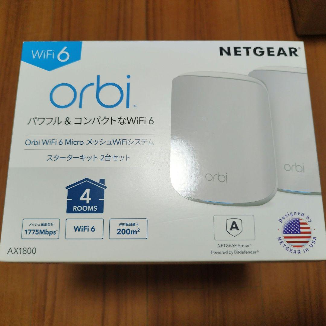 NETGEAR Orbi WiFi 6 Micro メッシュWiFiシステム RBK762S - Orbi Tri-Band Mesh | WiFi 6 System | NETGEAR