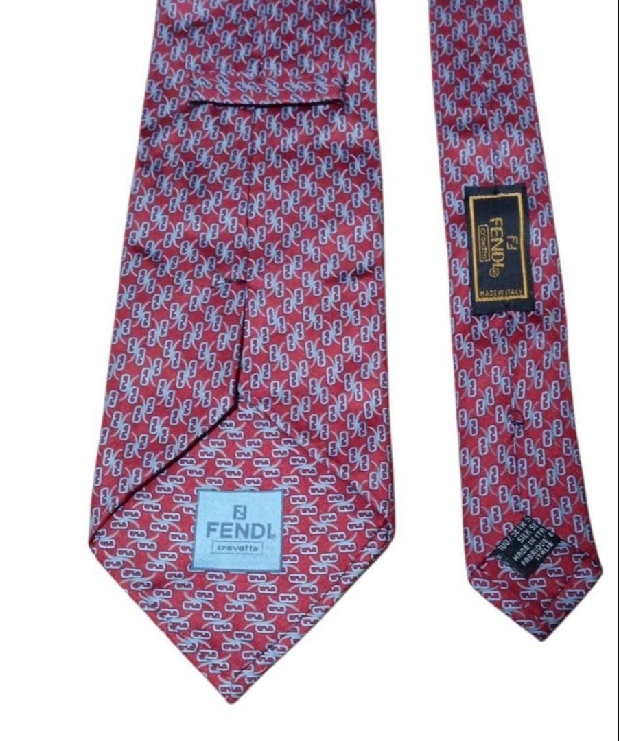 FENDI ロゴパターン ネクタイ - メルカリ