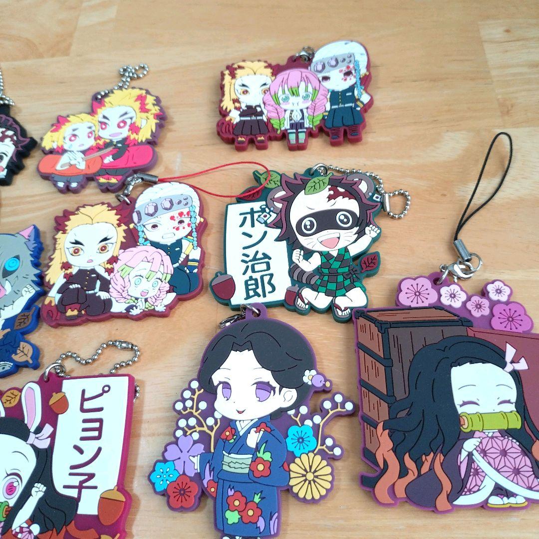 鬼滅の刃 ラバーストラップ 14個セット - メルカリ