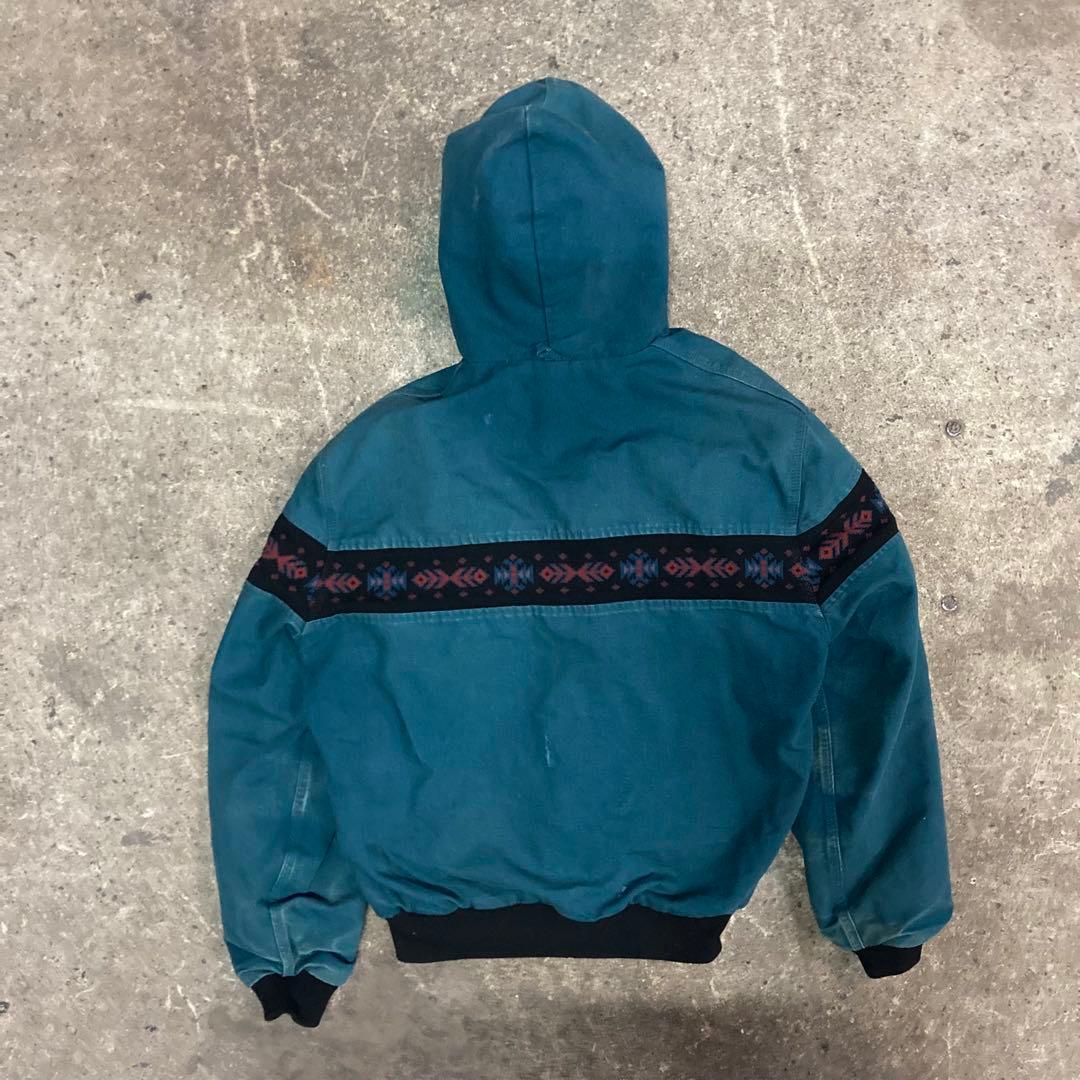 carhartt アクティブジャケット 星タグ USA 製 ネイティブ柄 - メルカリ