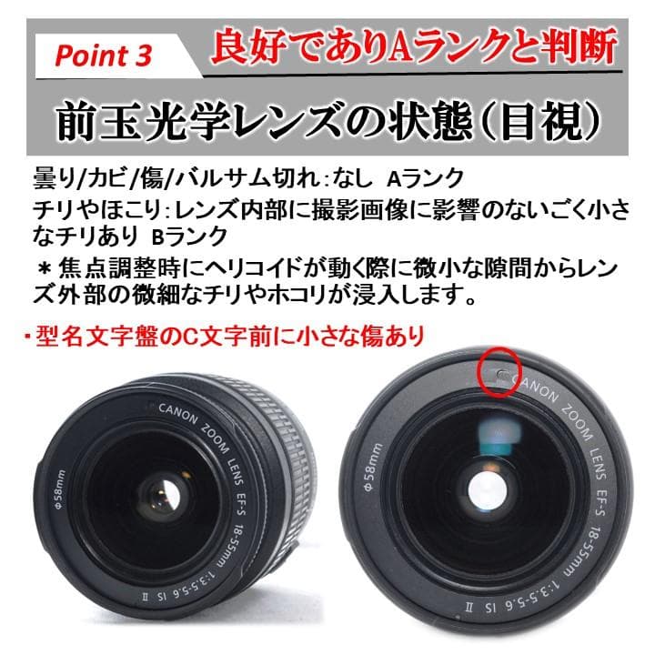 キヤノン レンズ EFS 18-55mm f3.5-5.6 IS Ⅱ #7345